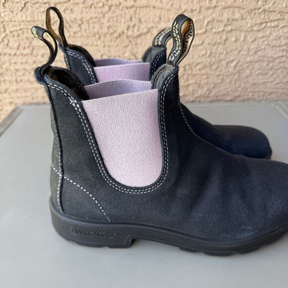 Blundstone 2034 Chelsea Boot Womens Size 10US/7AU Suede Dark Navy Lavender Ankle - Picture 12 of 15